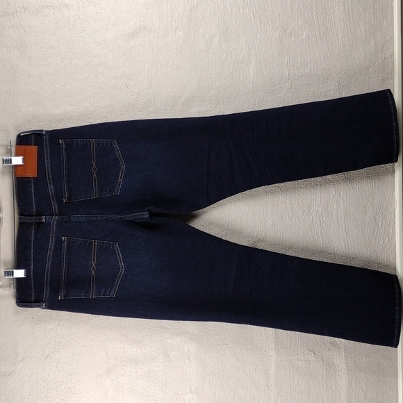 Lucky Brand Los Angeles Sweet Blue Dark Wash Mid Rise Straight Leg Ankle Jean - Picture 10 of 15
